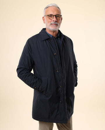 Dark Blue Jacket 100% Poliester